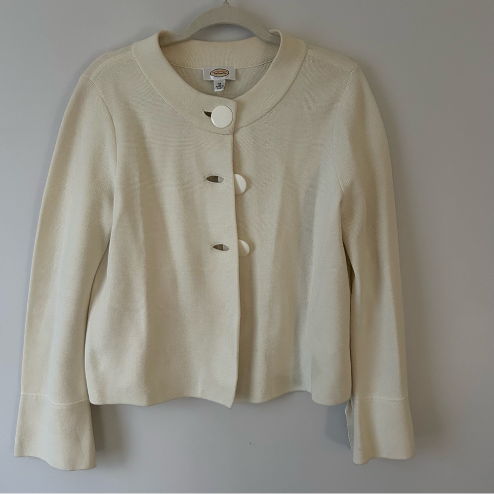 Vintage Talbots three button sweater blazer jacket